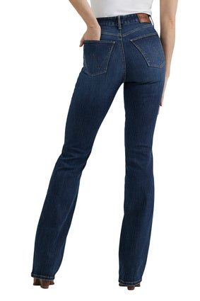 Womens Wrangler Bespoke High Rise Boot Cut Jean - 32 34 or 36 Leg