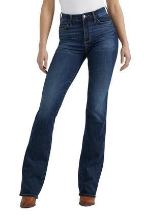 Womens Wrangler Bespoke High Rise Boot Cut Jean - 32 34 or 36 Leg