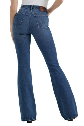 Womens Wrangler Bespoke High Rise Flare Jean - 32 or 34 Leg