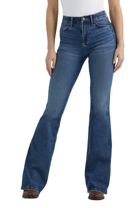 Womens Wrangler Bespoke High Rise Flare Jean - 32 or 34 Leg