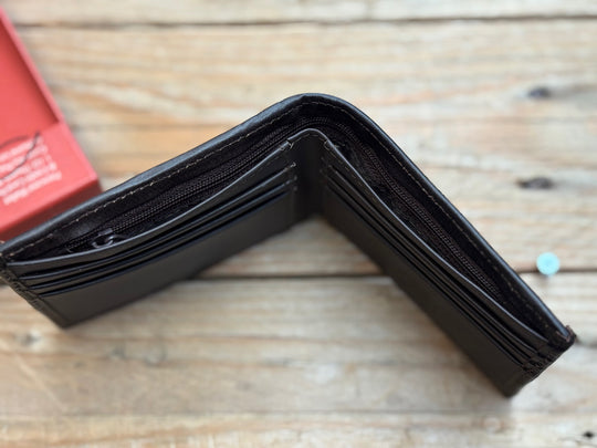 Roper Tooled Leather Brown Wallet