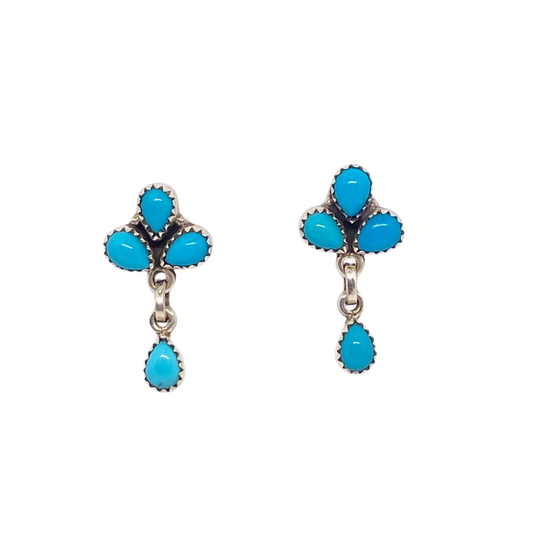 Wild Brumby Co - Turquoise Blossom Earrings