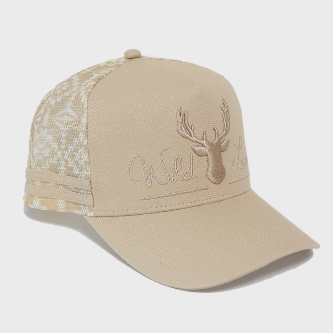 Wild Lace Cap - Boujee Beige