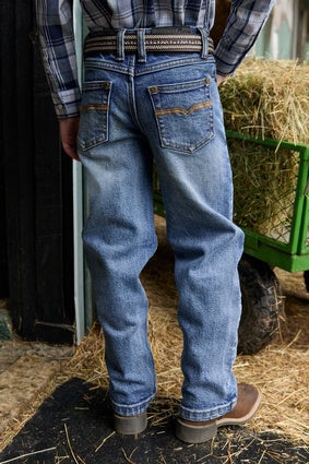 Boys Pure Western Hawkins Straight Jean - Moonshine
