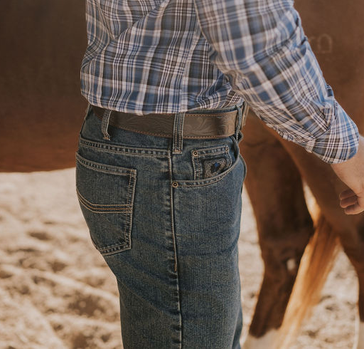 Mens Pilbara Western Brahman Slim Jean - Straight Leg