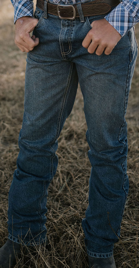 Mens Pilbara Western Brahman Slim Jean - Straight Leg