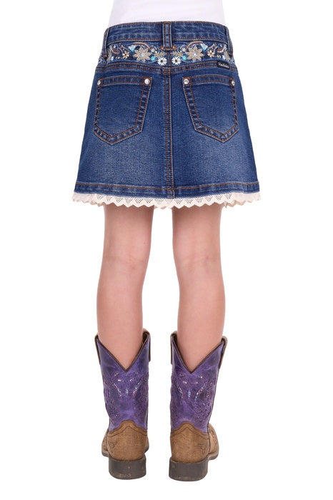 Kids Girls Thomas Cook Bronte Skirt - Evening Sky