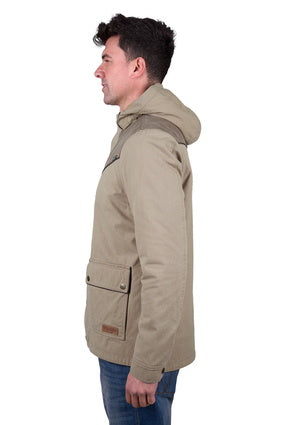 Mens Wrangler Cain Jacket - Stone (7534313537613)