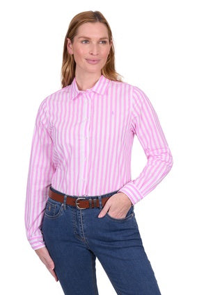 Women's Thomas Cook Charlotte Long Sleeve Shirt - Pink / White