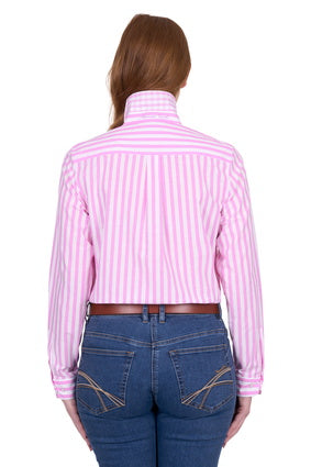 Women's Thomas Cook Charlotte Long Sleeve Shirt - Pink / White