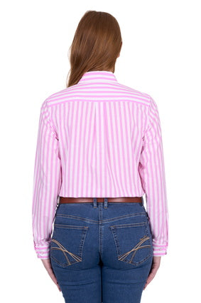 Women's Thomas Cook Charlotte Long Sleeve Shirt - Pink / White