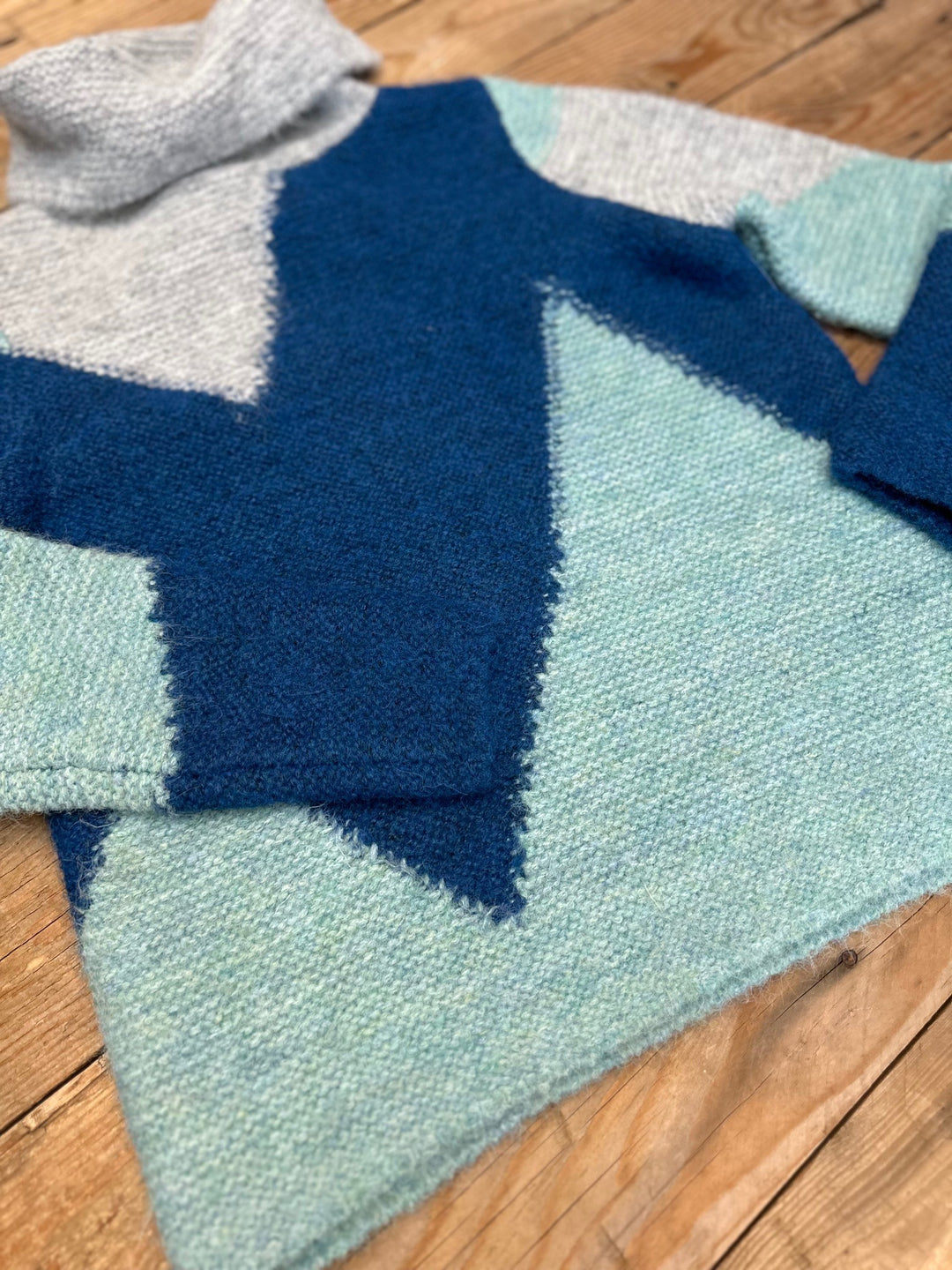 Womens Cowl Neck Pullover - Multi (7049858711629)
