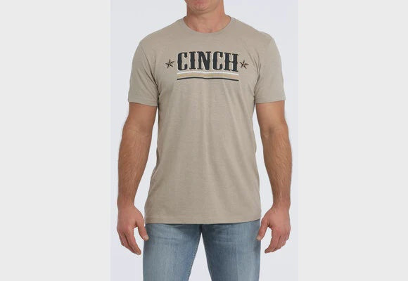 Mens Cinch Cream Tee Tshirt (7497107767373)