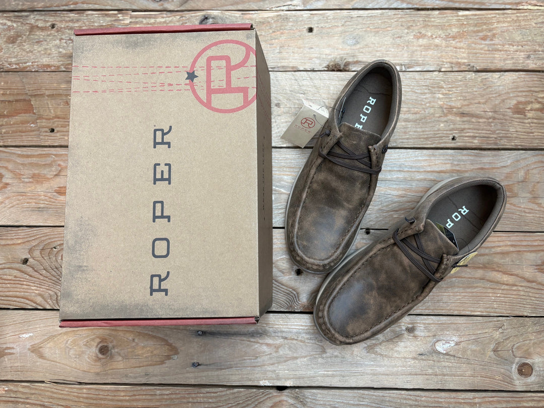 Mens Roper Clearcut Low Tan Leather Loper Shoe