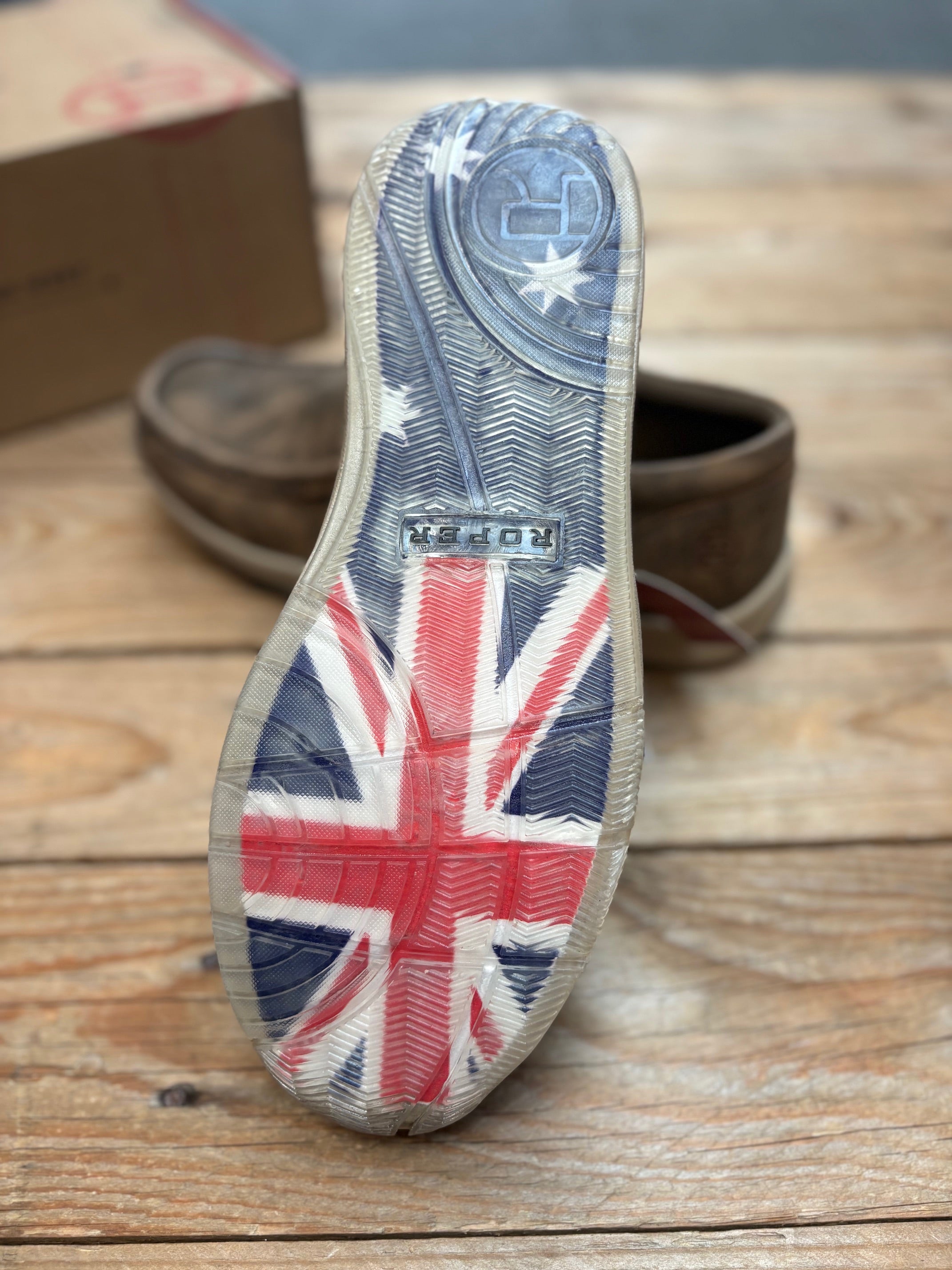 Mens Roper Clearcut Low Tan Leather Loper Shoe