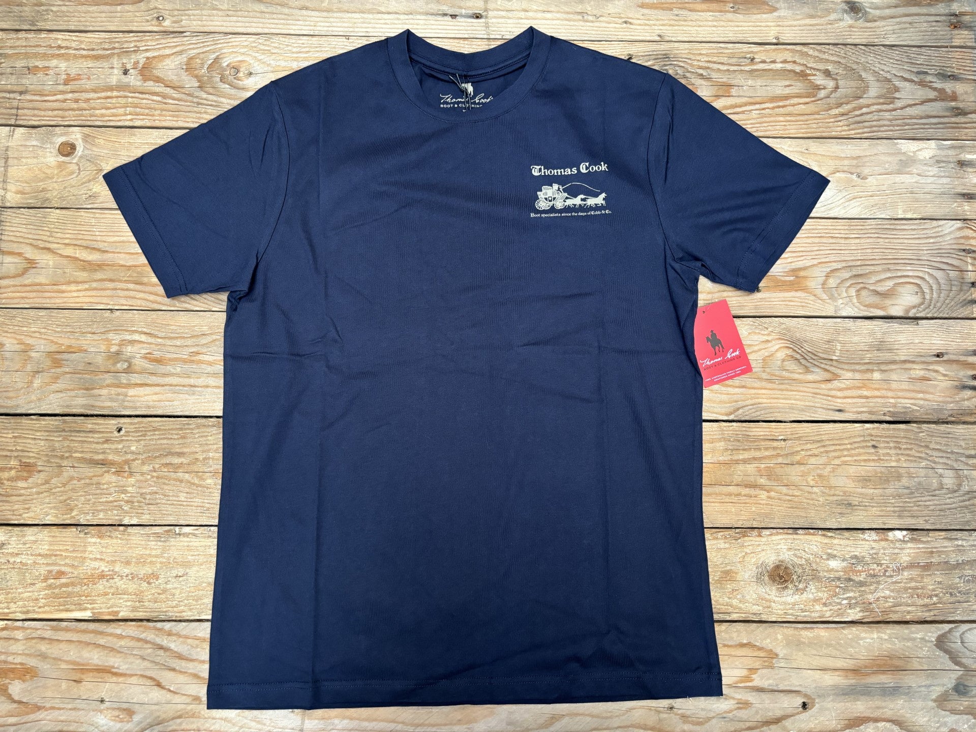 Mens Thomas Cook Coach Tee - Navy (7240663597133)