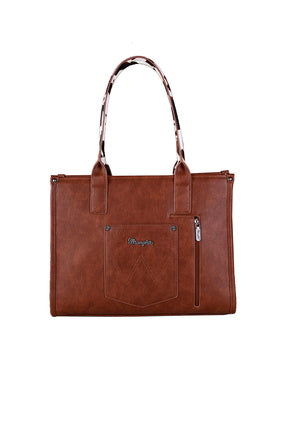 Womens Wrangler Cow Print Tote Bag - Large
