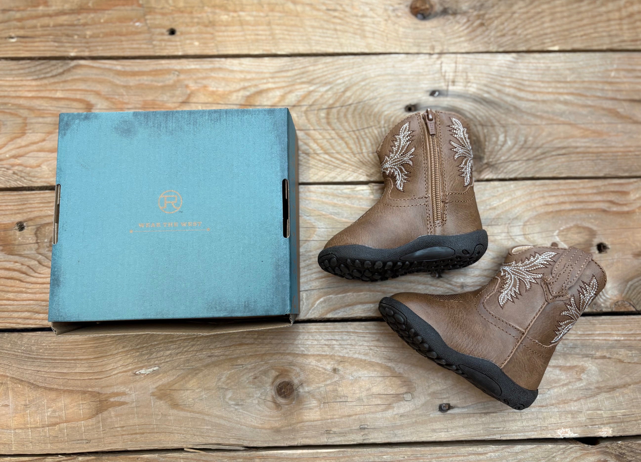 Infant Roper Cowbabies Luke Boot - Tan – Debs Country Outfitters