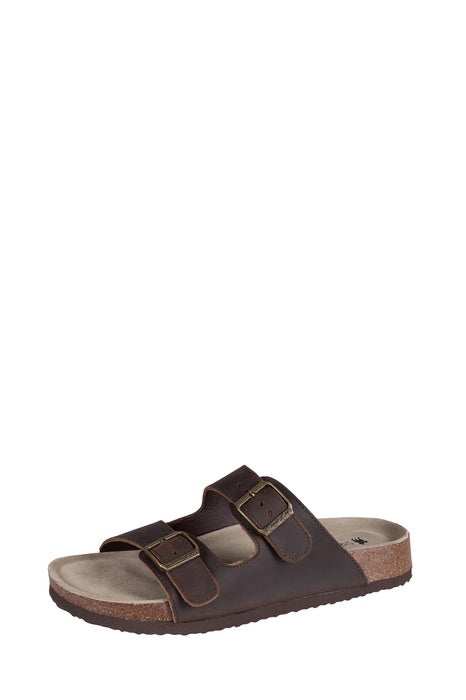 Mens Thomas Cook Ellis Buckle Sandal - Oiled Crazy Horse