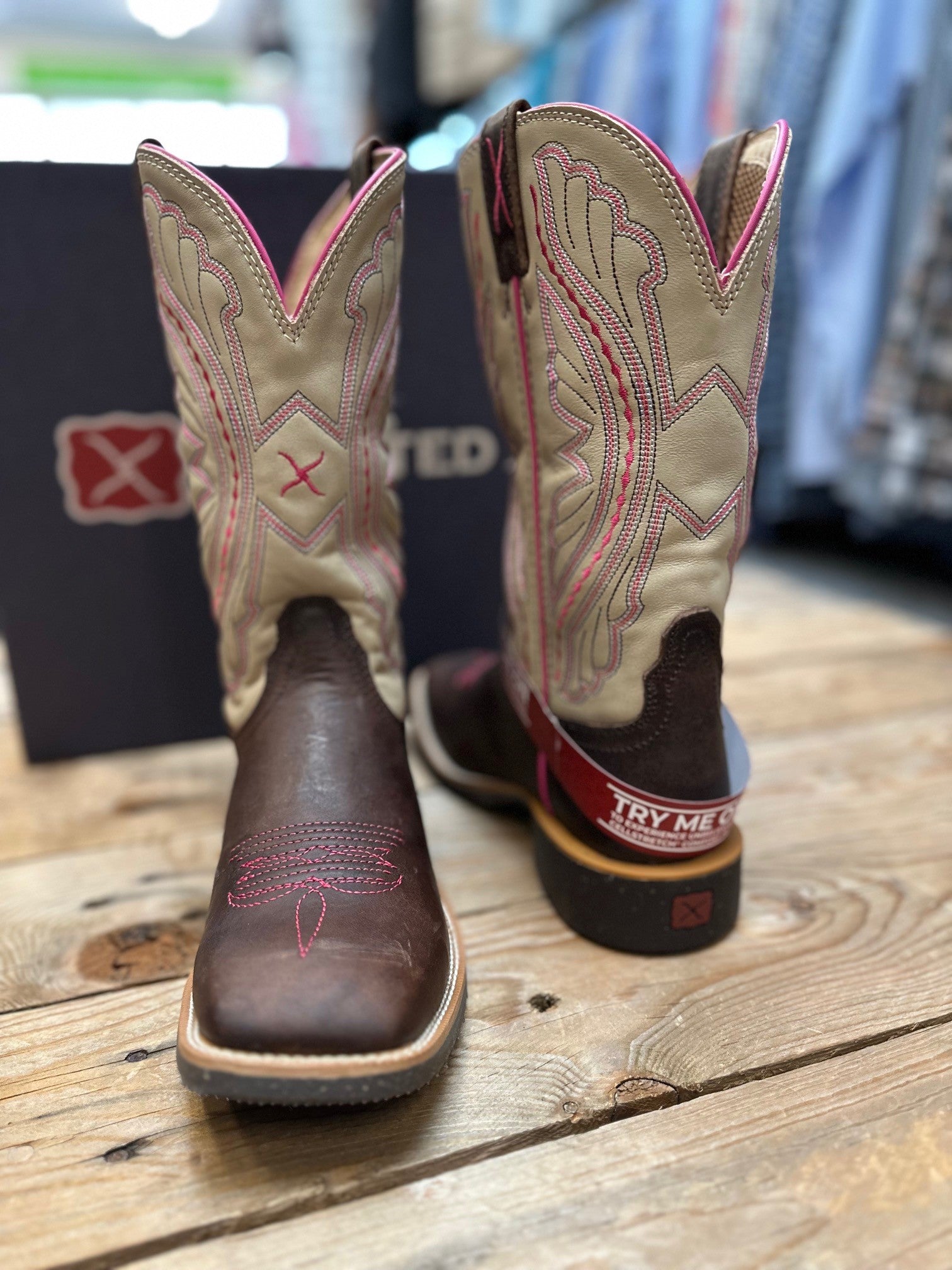 Womens Twisted X 11" Tech X2 Boot - Brown / Almond (7495251230797)