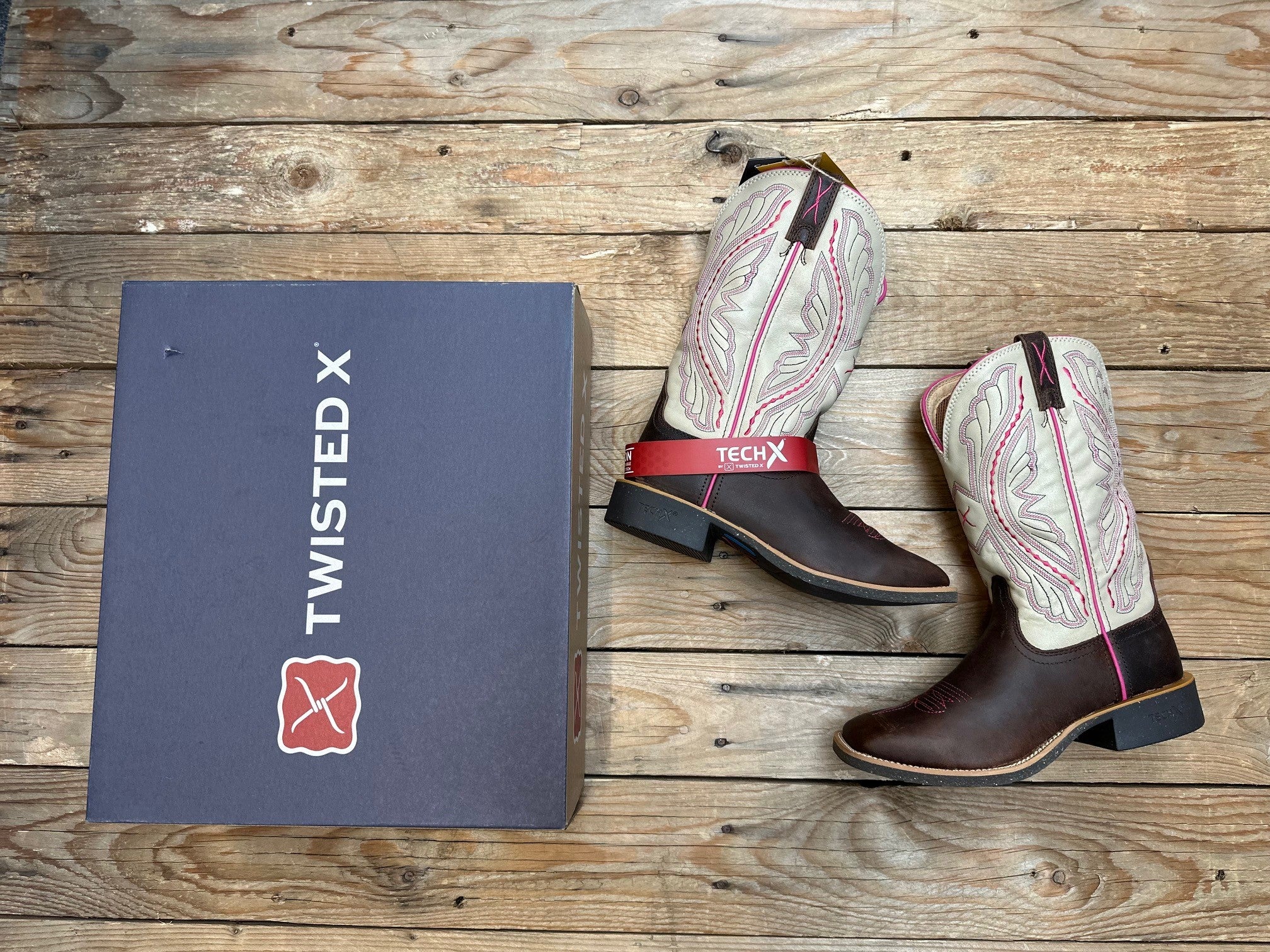 Womens Twisted X 11" Tech X2 Boot - Brown / Almond (7495251230797)