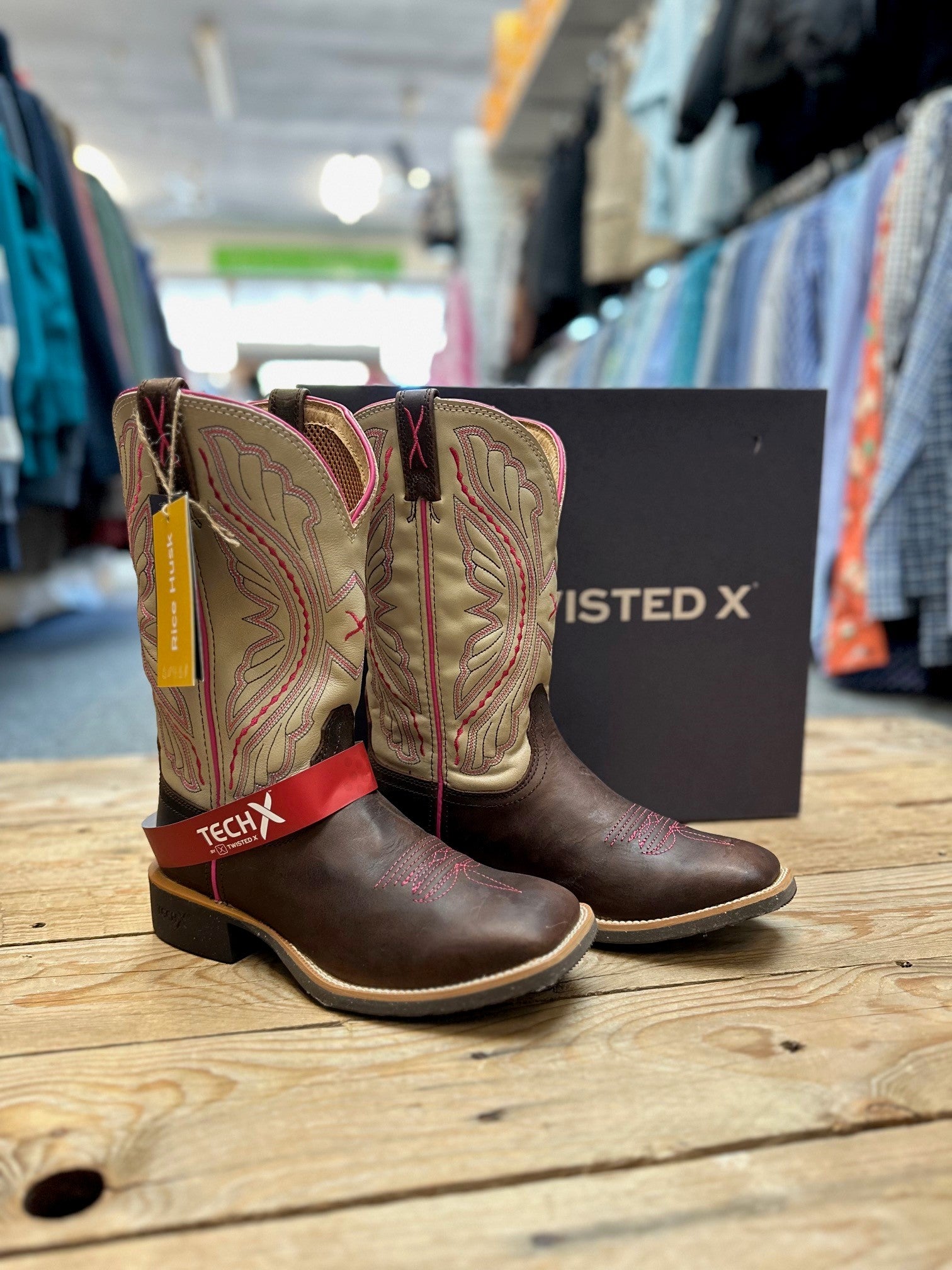 Womens Twisted X 11" Tech X2 Boot - Brown / Almond (7495251230797)