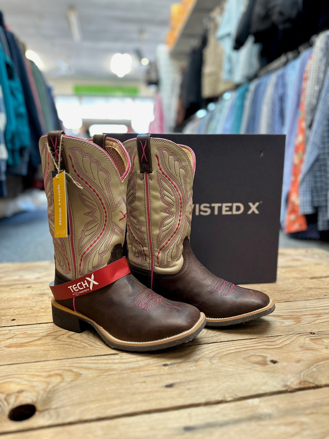 Womens Twisted X 11" Tech X2 Boot - Brown / Almond (7495251230797)
