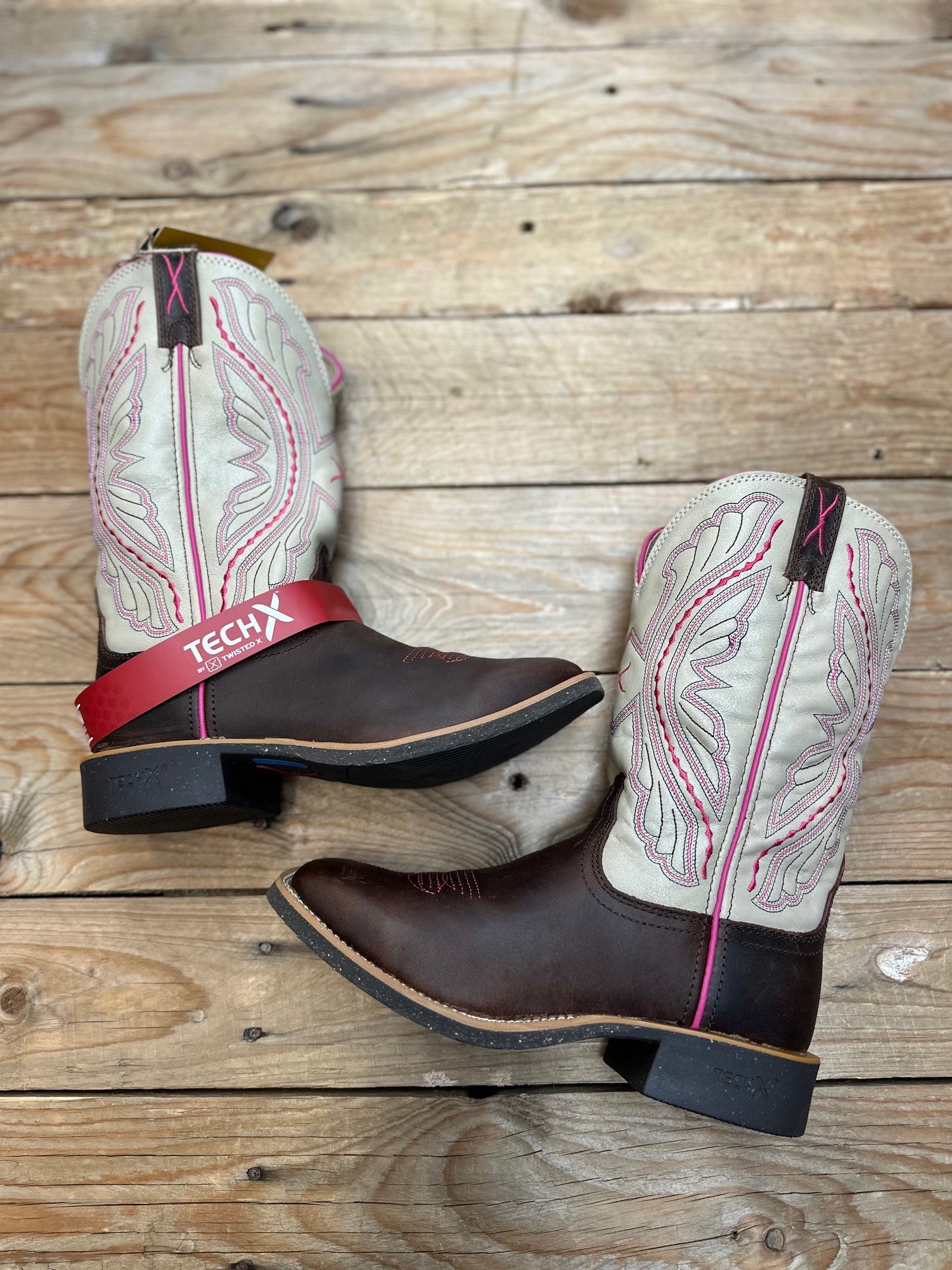 Womens Twisted X 11" Tech X2 Boot - Brown / Almond (7495251230797)