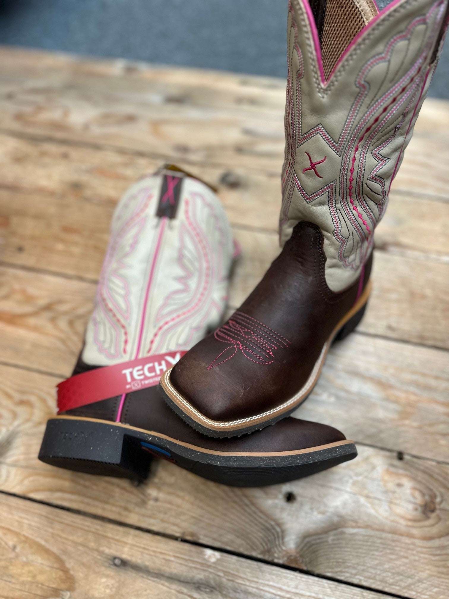 Womens Twisted X 11" Tech X2 Boot - Brown / Almond (7495251230797)