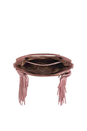 Womens Wrangler Dallas Fringe Bag - Beige Pink or Coffee