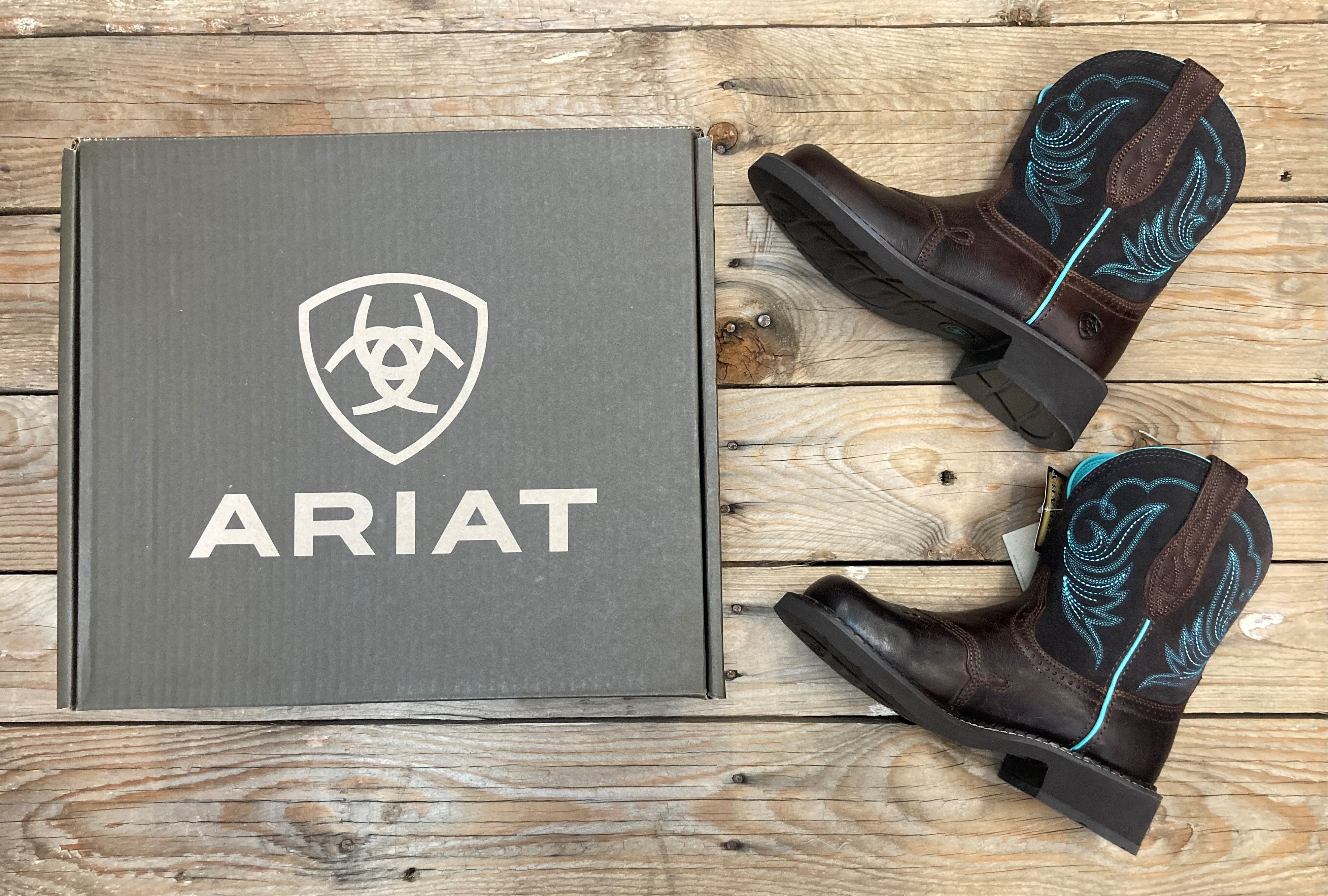 Womens Ariat Fatbaby Boot - Heritage Dapper (4488163131469)