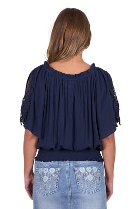 Womens Pure Western  Deanne Blouse (7557876219981)