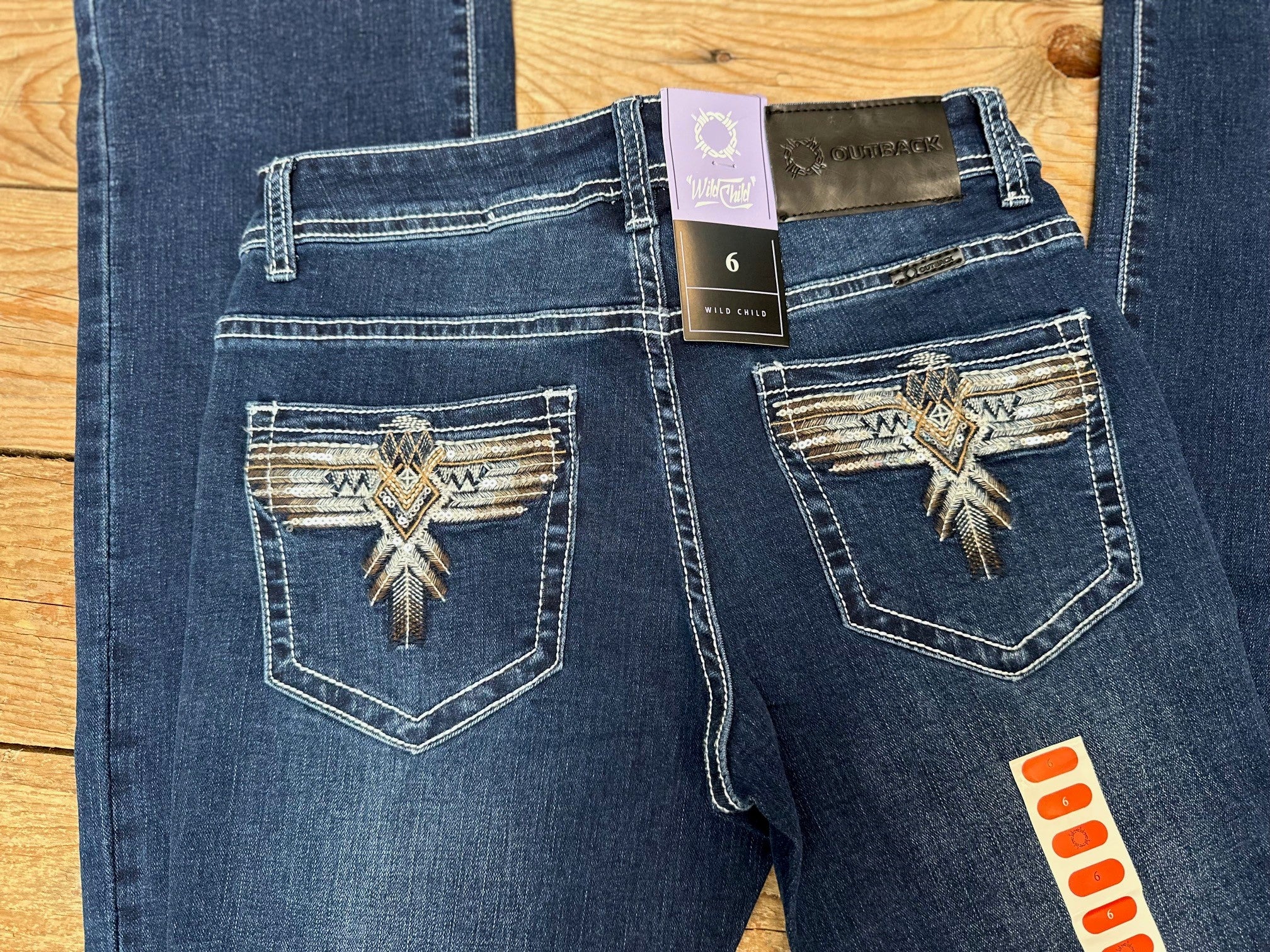 Womens Outback Wild Child Delta Bling Jean 34 Leg (6952210038861)