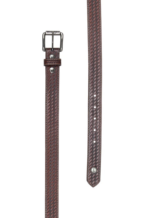 Kids Boys Wrangler Denny Belt - Dark Tan