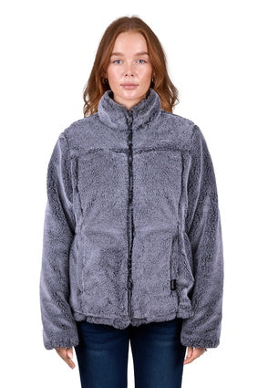 Womens Wrangler Denver Reversible Jacket - Navy / Charcoal (7511281107021)