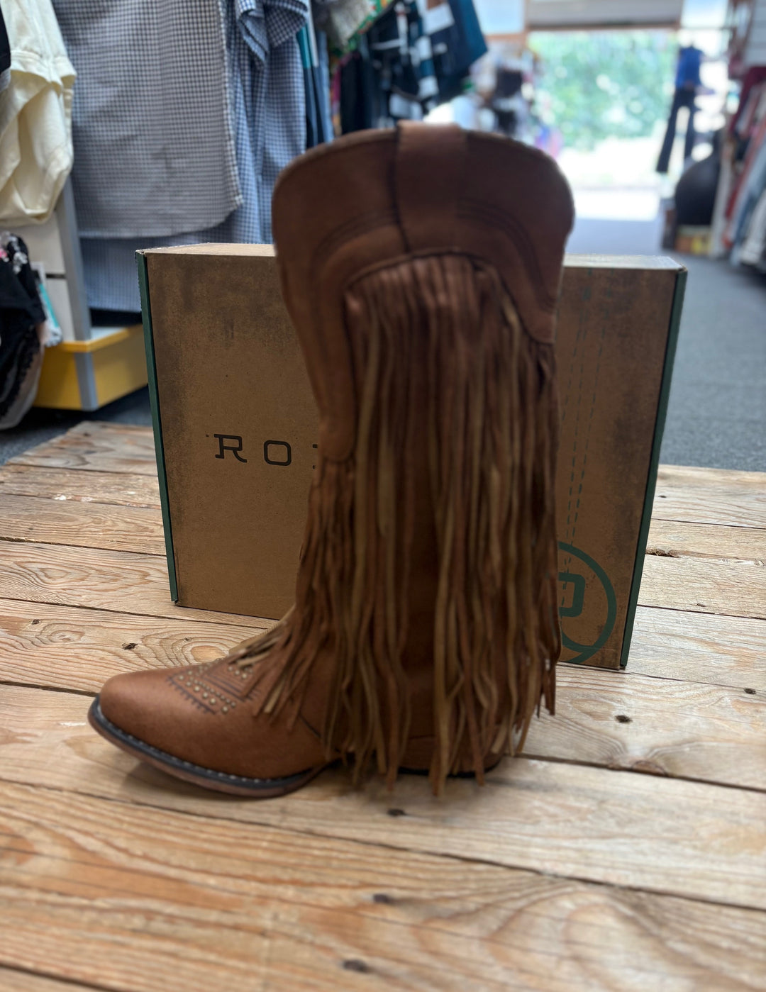 Womens Roper Dolly - Tan Boot