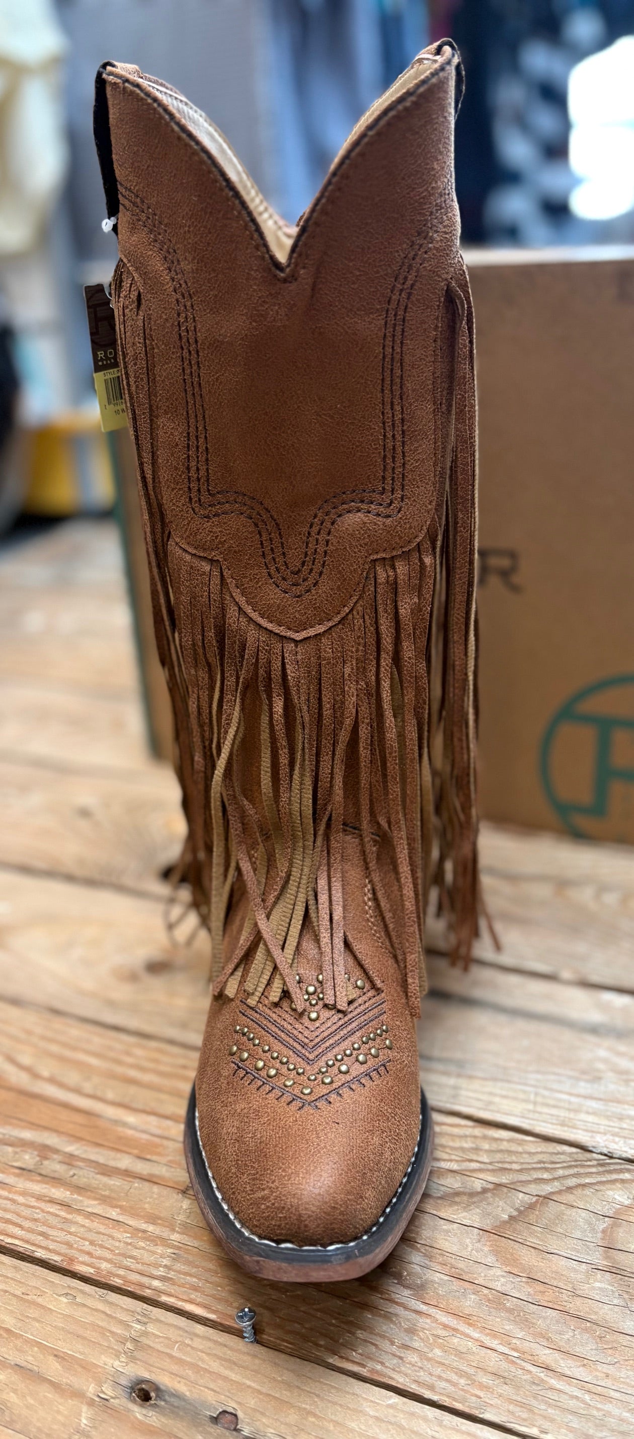 Womens Roper Dolly - Tan Boot