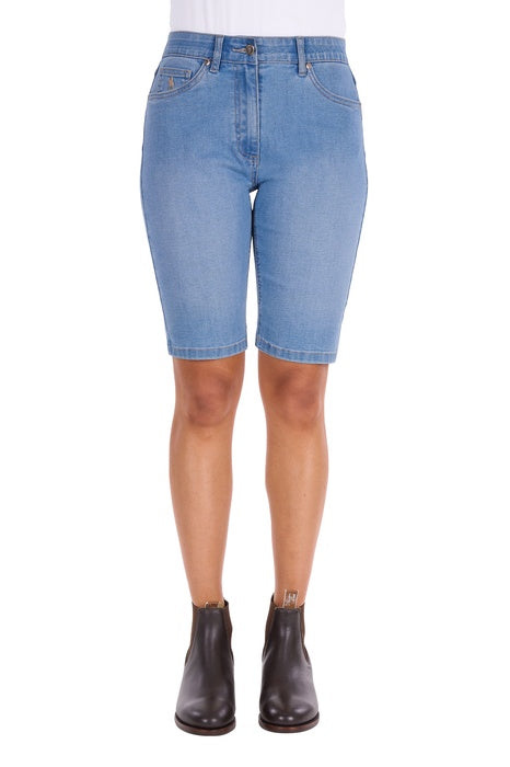 Womens Thomas Cook Ebony Denim Shorts - Light Wash