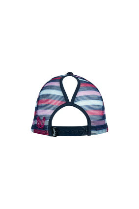 Womens Wrangler Eliza High Profile Trucker Cap - Navy / Pink