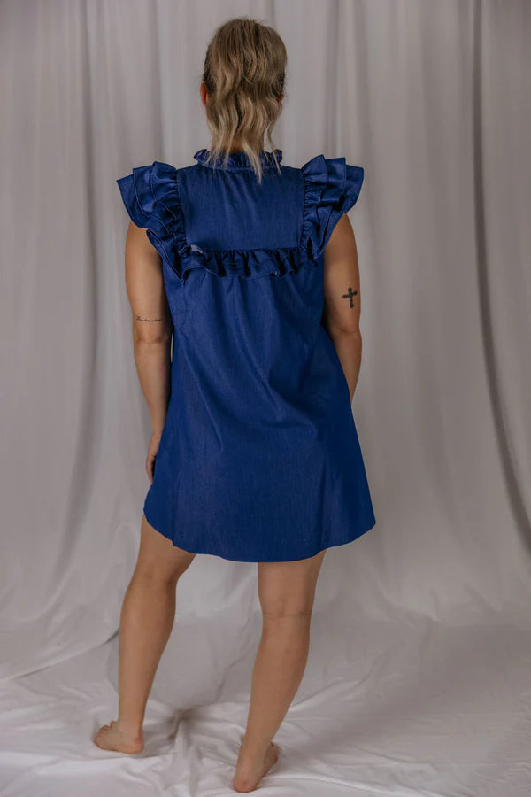 Womens El Jay Eloise Denim Dress