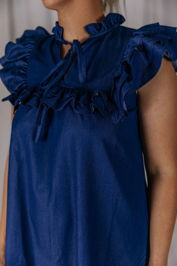 Womens El Jay Eloise Denim Dress