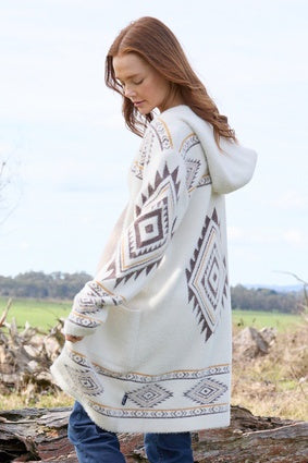 Womens Wrangler Erica Cardigan - Cream (7511287300173)