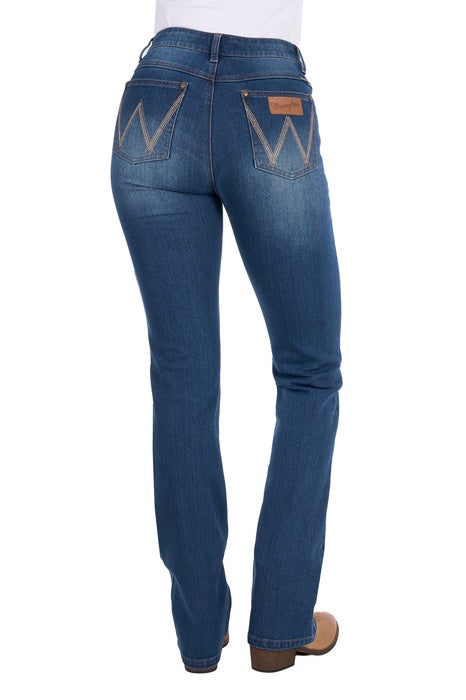 Womens Wrangler Hi Rise Boot Cut Jean - Etta