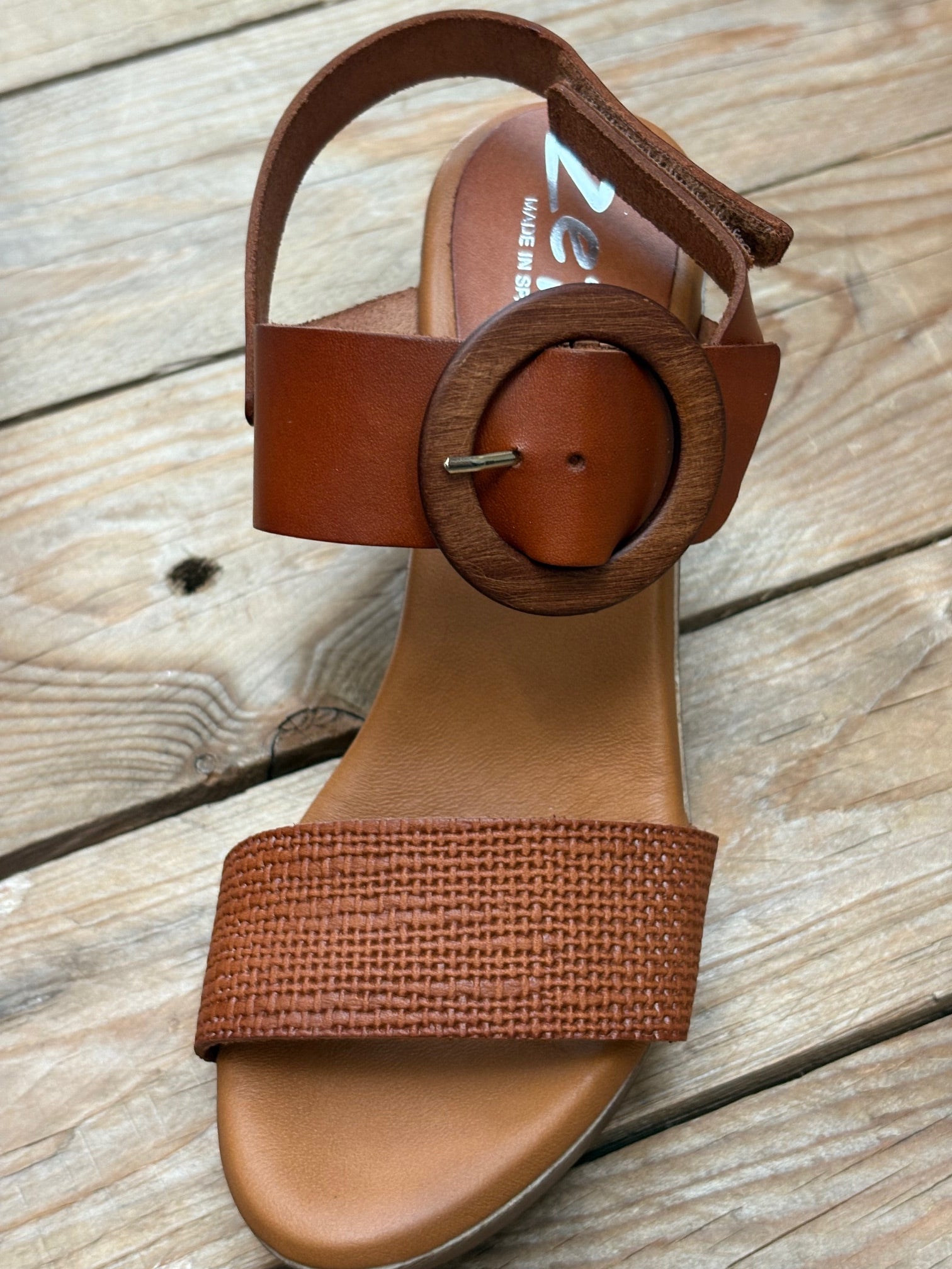 Womens Zeta Freya Sandal - Linen / Vaq. Cuero (7556410605645)