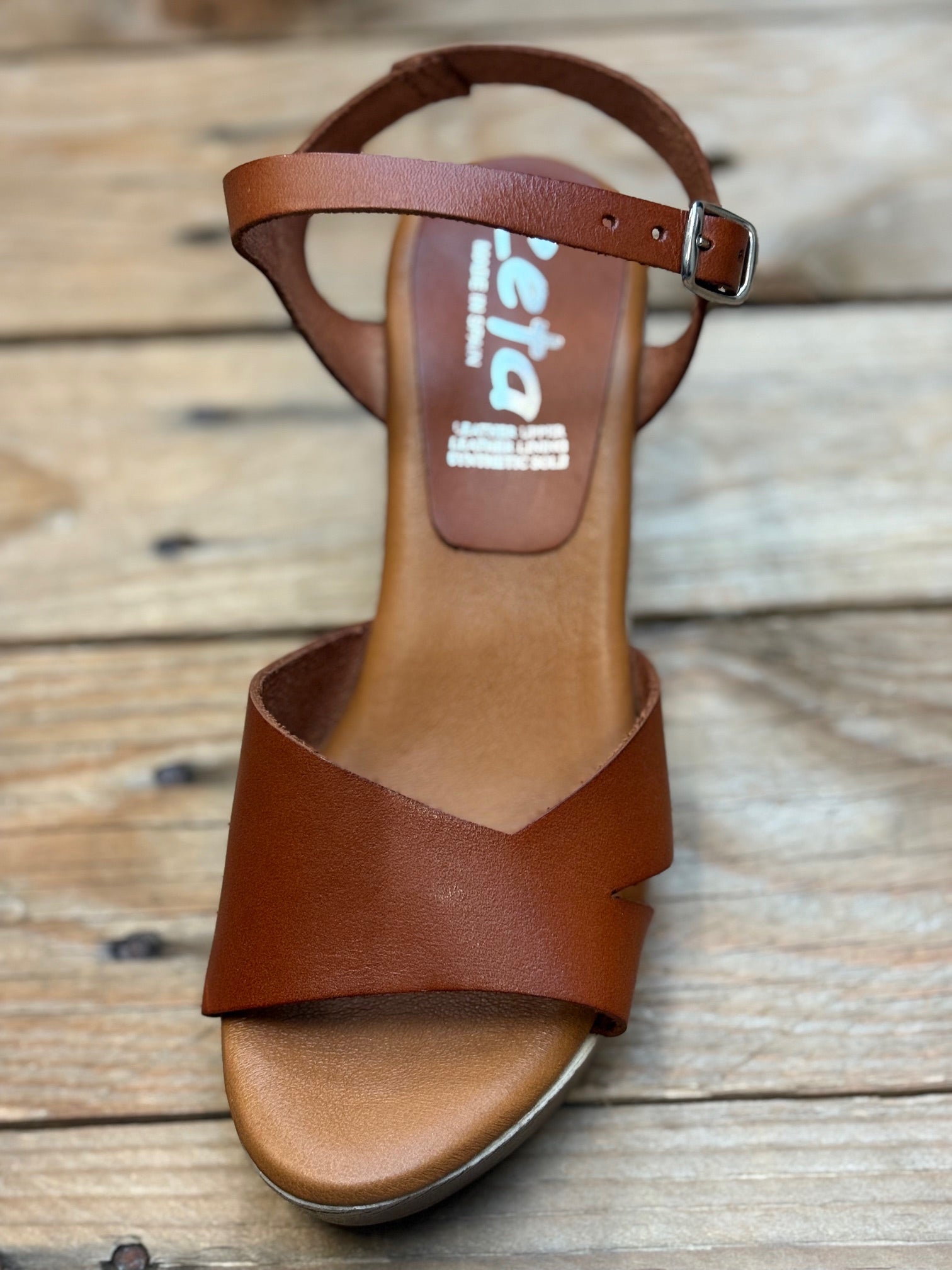 Womens Zeta Fudge Sandal - Vaq. Cuero (7556415455309)