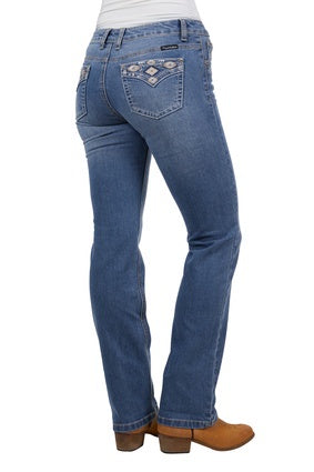 Womens Pure Western Gia High Rise Bootcut Jean 34 Leg (7327247237197)