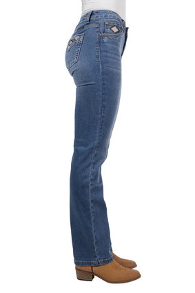 Womens Pure Western Gia High Rise Bootcut Jean 34 Leg (7327247237197)