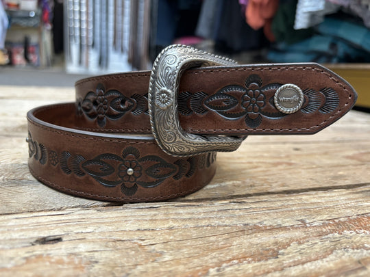Womens Wrangler Grace Belt - Dark Tan (7013961367629)