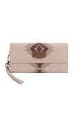 Womens Wrangler Harper Aztec Wallet - Beige or Tan