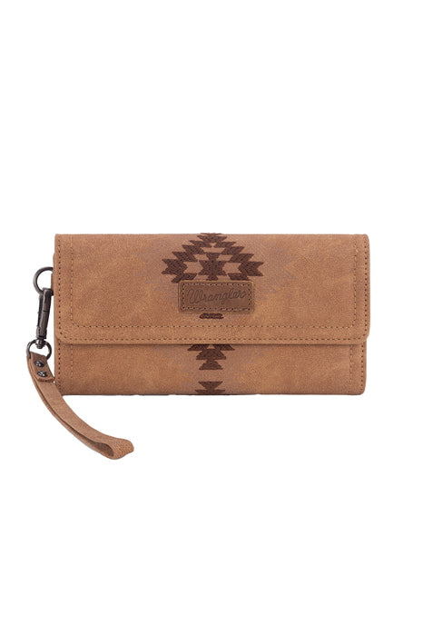 Womens Wrangler Harper Aztec Wallet - Beige or Tan